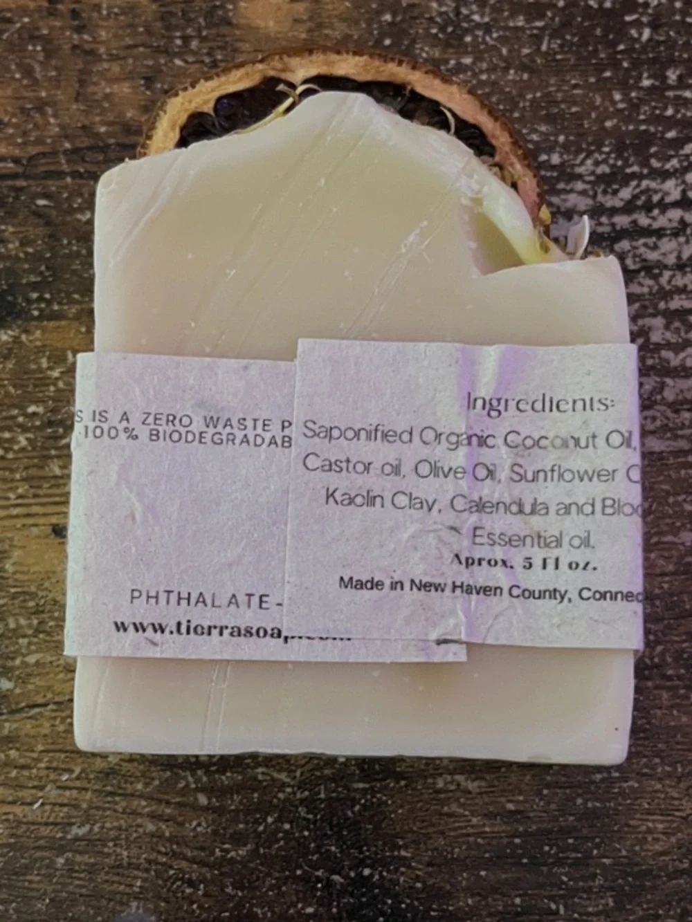 Tierra Soap Co. blood orange